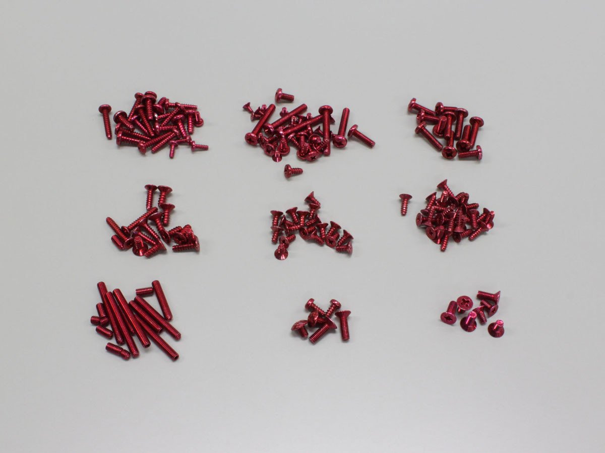 IHW08R Aluminum Color Screw Set(Red/Mini Inferno) IHW08R  - KYOSHO RC